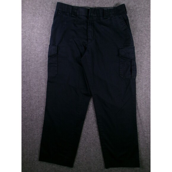 Blauer Cargo Pants Men 37 Dark Navy Blue Straight Leg Regular Fit Tactical 3XDRY - Picture 1 of 14